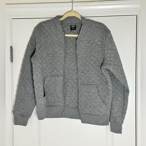 Athletic Works Heather Gray Quilted Jacket